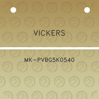 vickers-mk-pvbg5k0540