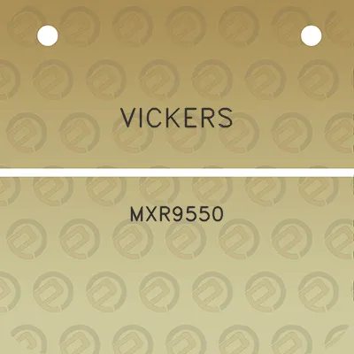 vickers-mxr9550