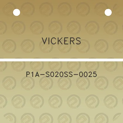 vickers-p1a-s020ss-0025