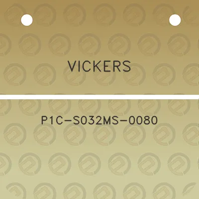 vickers-p1c-s032ms-0080