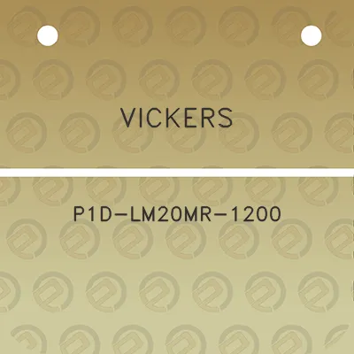 vickers-p1d-lm20mr-1200