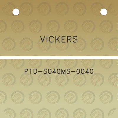 vickers-p1d-s040ms-0040