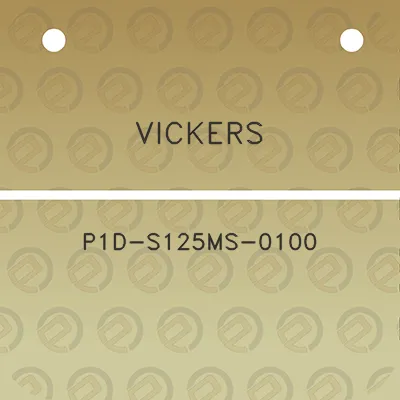 vickers-p1d-s125ms-0100