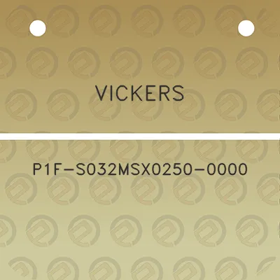 vickers-p1f-s032msx0250-0000