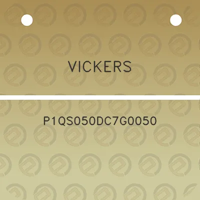 vickers-p1qs050dc7g0050