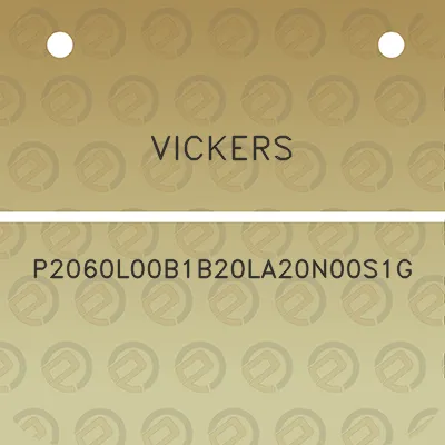 vickers-p2060l00b1b20la20n00s1g