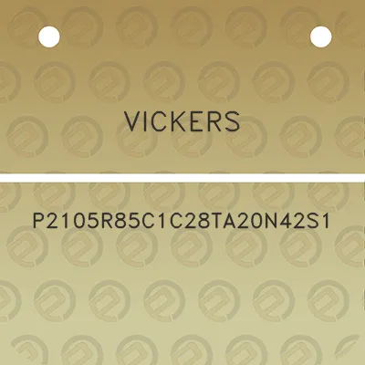 vickers-p2105r85c1c28ta20n42s1