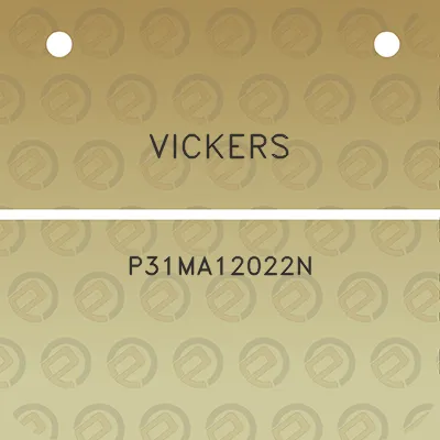 vickers-p31ma12022n