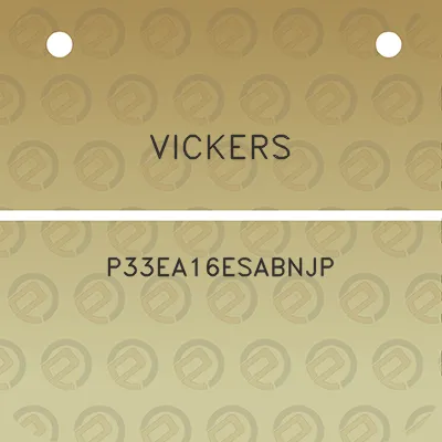 vickers-p33ea16esabnjp