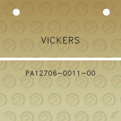 vickers-pa12706-0011-00