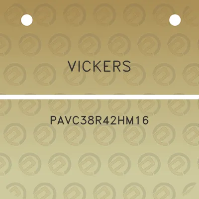 vickers-pavc38r42hm16