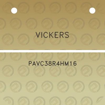 vickers-pavc38r4hm16