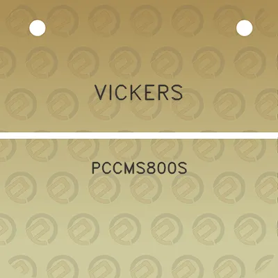 vickers-pccms800s