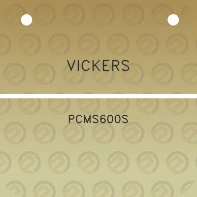 vickers-pcms600s