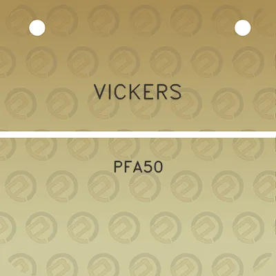 vickers-pfa50