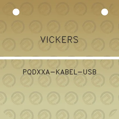 vickers-pqdxxa-kabel-usb