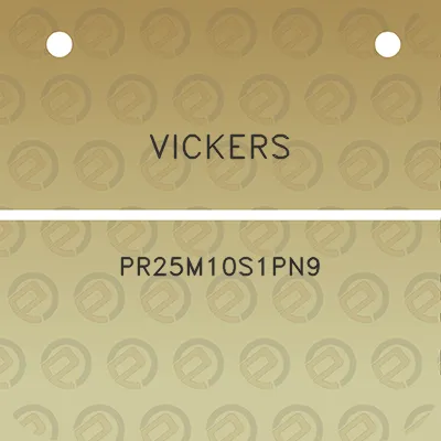 vickers-pr25m10s1pn9