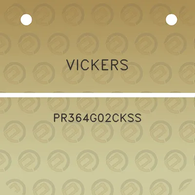 vickers-pr364g02ckss