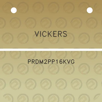 vickers-prdm2pp16kvg