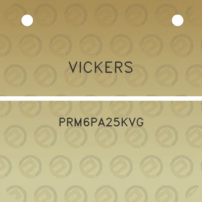 vickers-prm6pa25kvg