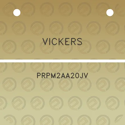 vickers-prpm2aa20jv