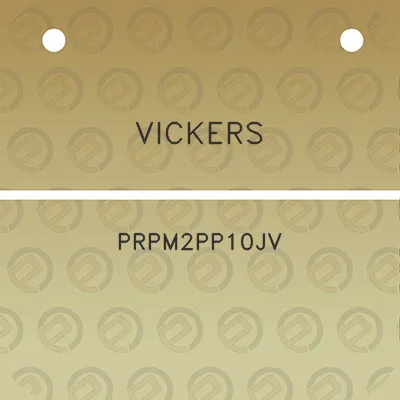 vickers-prpm2pp10jv