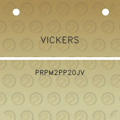 vickers-prpm2pp20jv