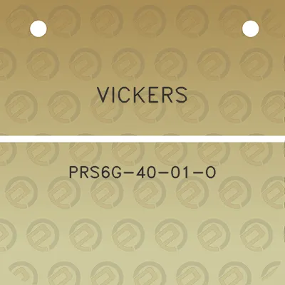 vickers-prs6g-40-01-o