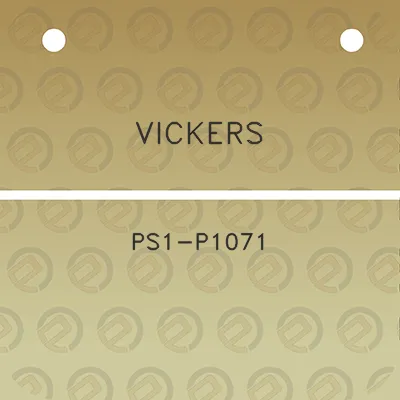 vickers-ps1-p1071