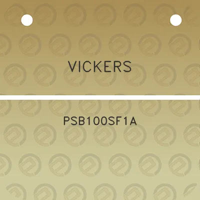 vickers-psb100sf1a