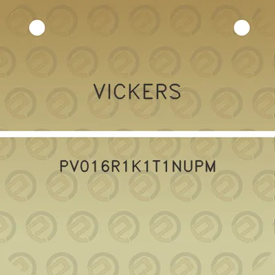 vickers-pv016r1k1t1nupm