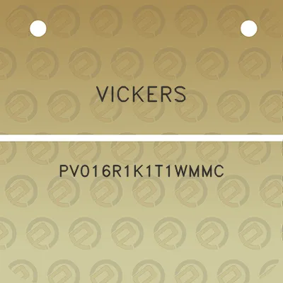 vickers-pv016r1k1t1wmmc