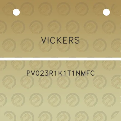 vickers-pv023r1k1t1nmfc