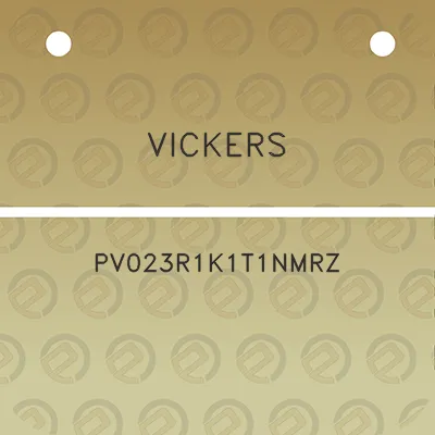 vickers-pv023r1k1t1nmrz