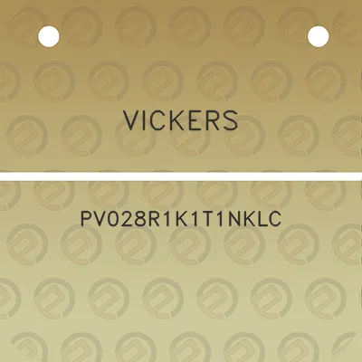 vickers-pv028r1k1t1nklc