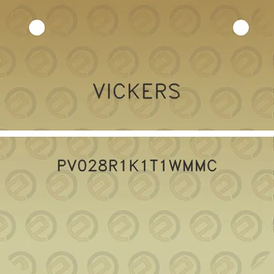 vickers-pv028r1k1t1wmmc