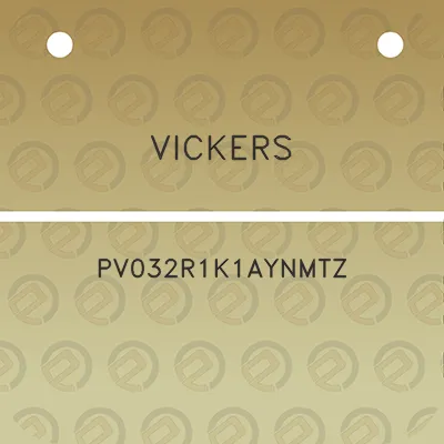 vickers-pv032r1k1aynmtz