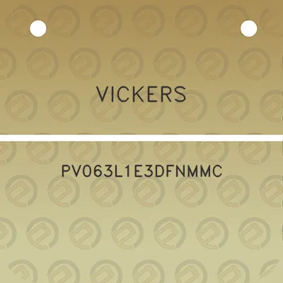 vickers-pv063l1e3dfnmmc