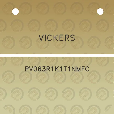 vickers-pv063r1k1t1nmfc