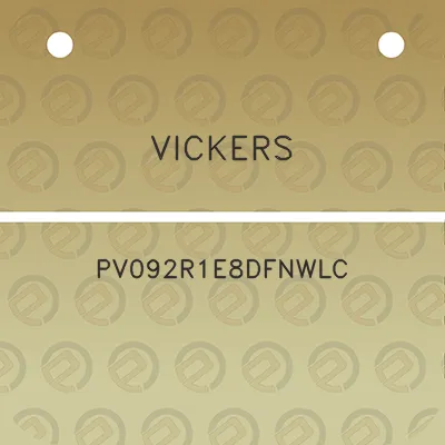 vickers-pv092r1e8dfnwlc