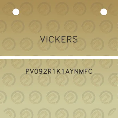 vickers-pv092r1k1aynmfc