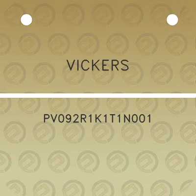 vickers-pv092r1k1t1n001