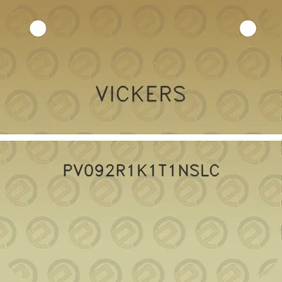 vickers-pv092r1k1t1nslc