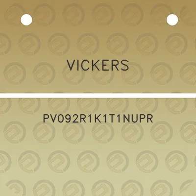 vickers-pv092r1k1t1nupr