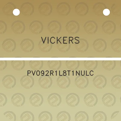 vickers-pv092r1l8t1nulc