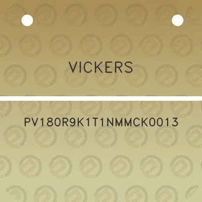 vickers-pv180r9k1t1nmmck0013