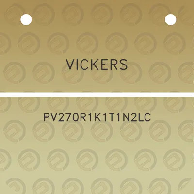 vickers-pv270r1k1t1n2lc