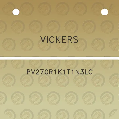 vickers-pv270r1k1t1n3lc