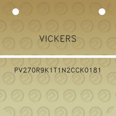 vickers-pv270r9k1t1n2cck0181