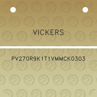 vickers-pv270r9k1t1vmmck0303